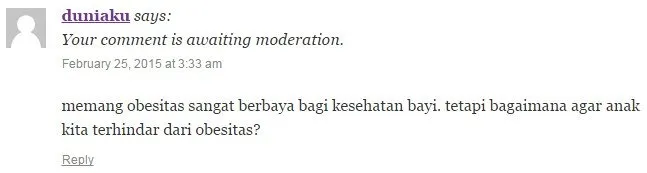 Contoh Komentar di Blog Orang Lain
