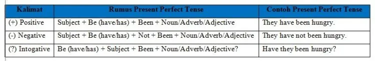 contoh kalimat present perfect tense pengertian present perfect tense